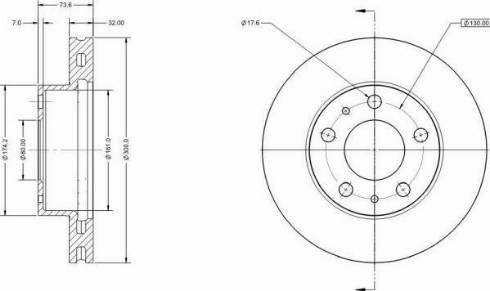 Remy RAD1489C - Тормозной диск autospares.lv