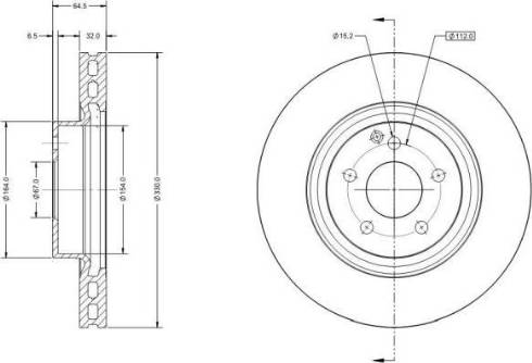 Remy RAD1430C - Тормозной диск autospares.lv