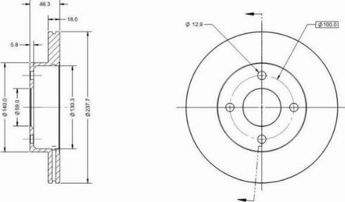 Remy RAD1429C - Тормозной диск autospares.lv