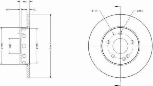 Remy RAD1423C - Тормозной диск autospares.lv