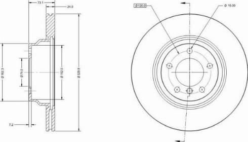 Remy RAD1427C - Тормозной диск autospares.lv