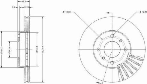 Remy RAD1479C - Тормозной диск autospares.lv