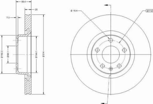 Remy RAD1472C - Тормозной диск autospares.lv