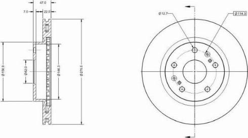 Remy RAD1591C - Тормозной диск autospares.lv