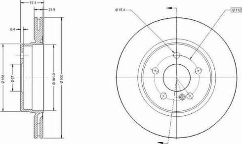 Remy RAD1541C - Тормозной диск autospares.lv