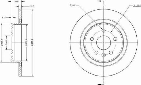 Remy RAD1559C - Тормозной диск autospares.lv