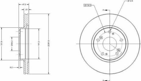 Remy RAD1557C - Тормозной диск autospares.lv