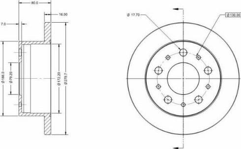 Remy RAD1500C - Тормозной диск autospares.lv