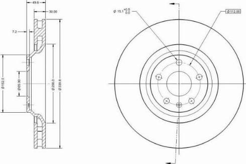 Remy RAD1532C - Тормозной диск autospares.lv