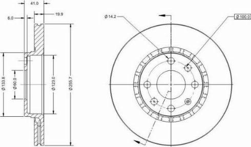 Remy RAD1521C - Тормозной диск autospares.lv