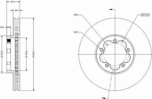 Remy RAD1571C - Тормозной диск autospares.lv