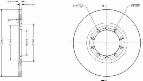 Remy RAD1573C - Тормозной диск autospares.lv