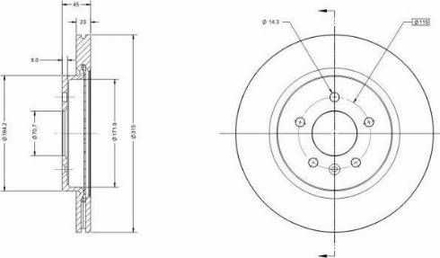 Remy RAD1659C - Тормозной диск autospares.lv