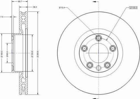 Remy RAD1656C - Тормозной диск autospares.lv