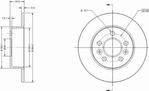 Remy RAD1658C - Тормозной диск autospares.lv