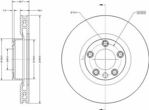 Remy RAD1657C - Тормозной диск autospares.lv