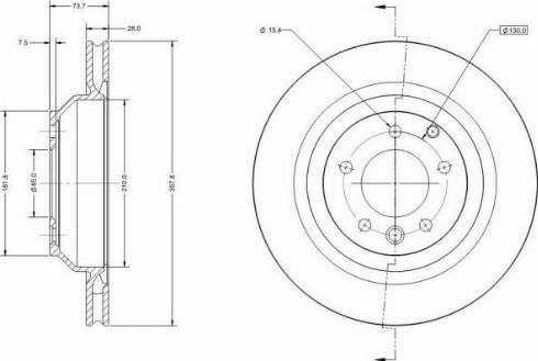 Remy RAD1668C - Тормозной диск autospares.lv