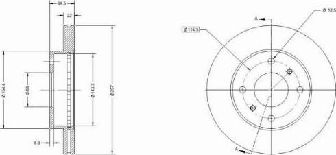 Remy RAD1609C - Тормозной диск autospares.lv