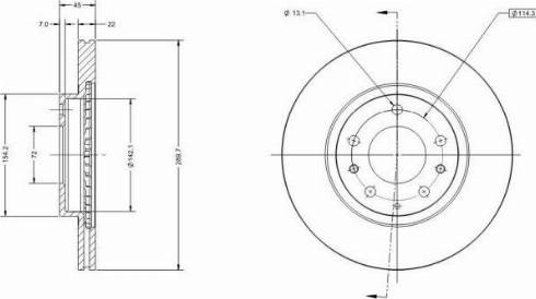 Remy RAD1606C - Тормозной диск autospares.lv