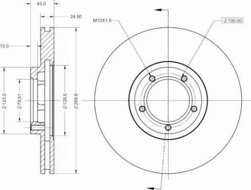 Remy RAD1601C - Тормозной диск autospares.lv