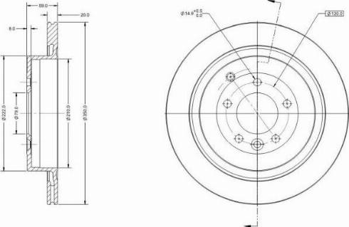 Remy RAD1610C - Тормозной диск autospares.lv