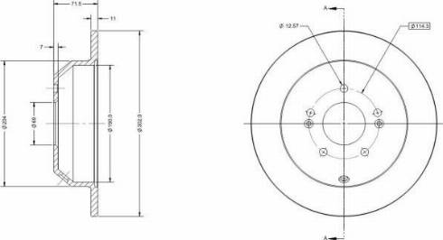 Remy RAD1682C - Тормозной диск autospares.lv