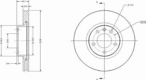 Remy RAD1621C - Тормозной диск autospares.lv