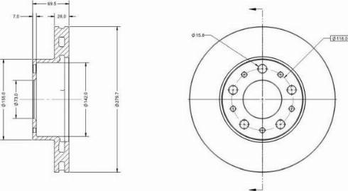 Remy RAD1679C - Тормозной диск autospares.lv