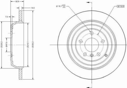 Remy RAD1677C - Тормозной диск autospares.lv