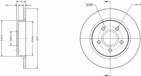 Remy RAD1096C - Тормозной диск autospares.lv