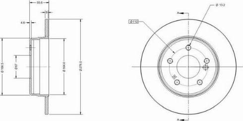 Remy RAD1098C - Тормозной диск autospares.lv