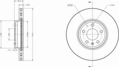 Remy RAD1068C - Тормозной диск autospares.lv