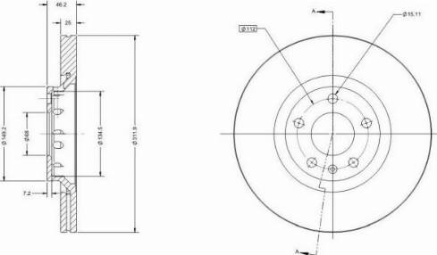 Remy RAD1063C - Тормозной диск autospares.lv