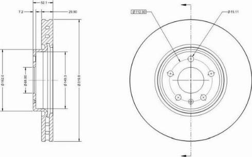 Remy RAD1062C - Тормозной диск autospares.lv