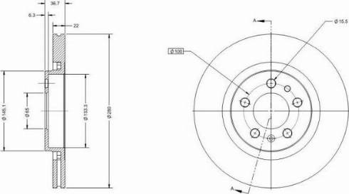 Remy RAD1012C - Тормозной диск autospares.lv