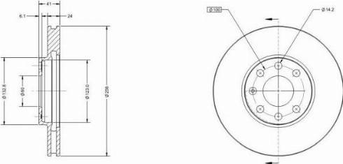 Remy RAD1087C - Тормозной диск autospares.lv