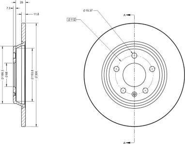 Remy RAD1039C - Тормозной диск autospares.lv