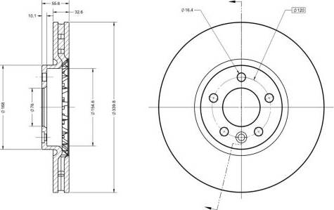 Remy RAD1030C - Тормозной диск autospares.lv