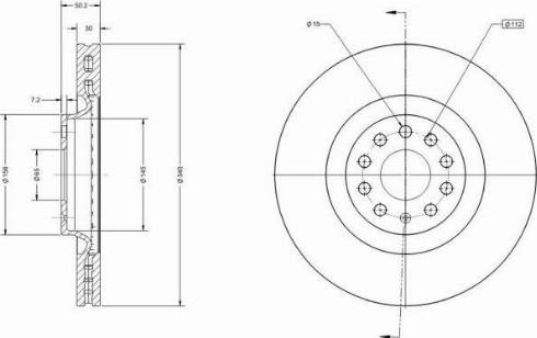 Remy RAD1026C - Тормозной диск autospares.lv