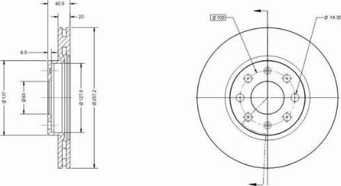 Remy RAD1023C - Тормозной диск autospares.lv