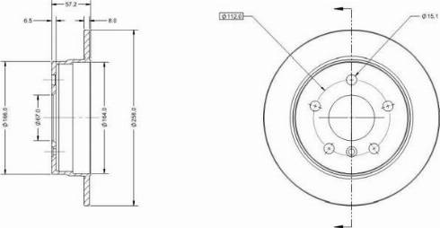 Remy RAD1074C - Тормозной диск autospares.lv