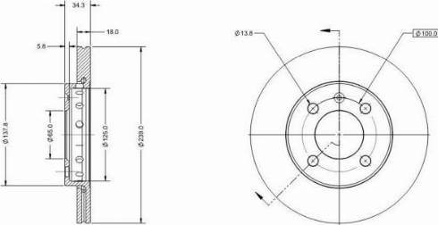 Remy RAD1072C - Тормозной диск autospares.lv