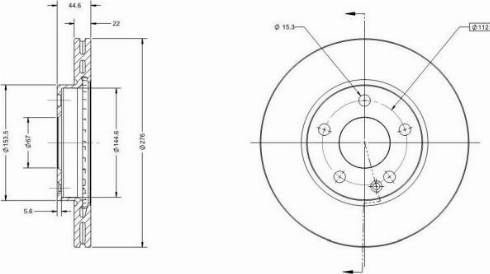 Remy RAD1193C - Тормозной диск autospares.lv