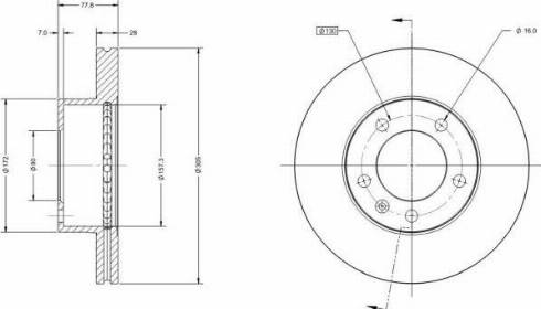 Remy RAD1160C - Тормозной диск autospares.lv