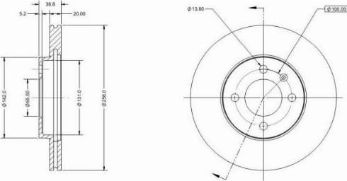 Remy RAD1167C - Тормозной диск autospares.lv