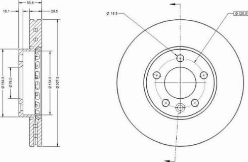 Remy RAD1102C - Тормозной диск autospares.lv