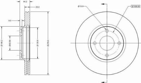 Remy RAD1115C - Тормозной диск autospares.lv