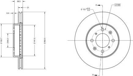 Remy RAD1116C - Тормозной диск autospares.lv