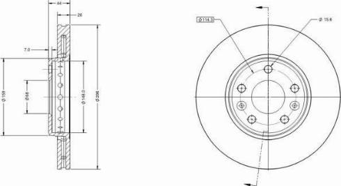 Remy RAD1184C - Тормозной диск autospares.lv