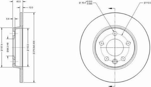 Remy RAD1186C - Тормозной диск autospares.lv